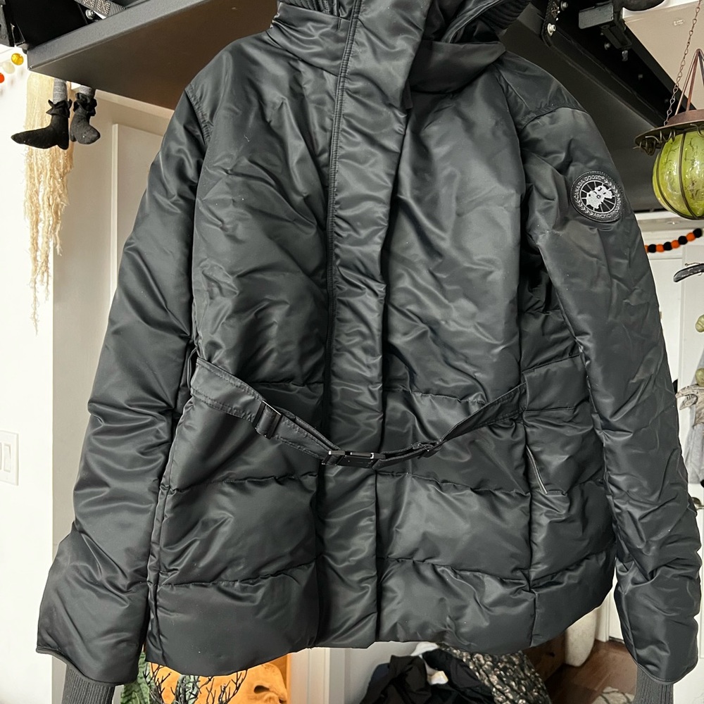 canada goose hybrid ge cow bomber black label xl nwt retail $795